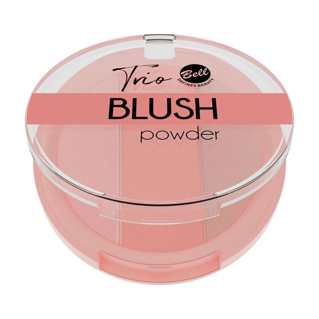 Компактні рум'яна для обличчя Bell Trio Blush Powder 01, 9 г