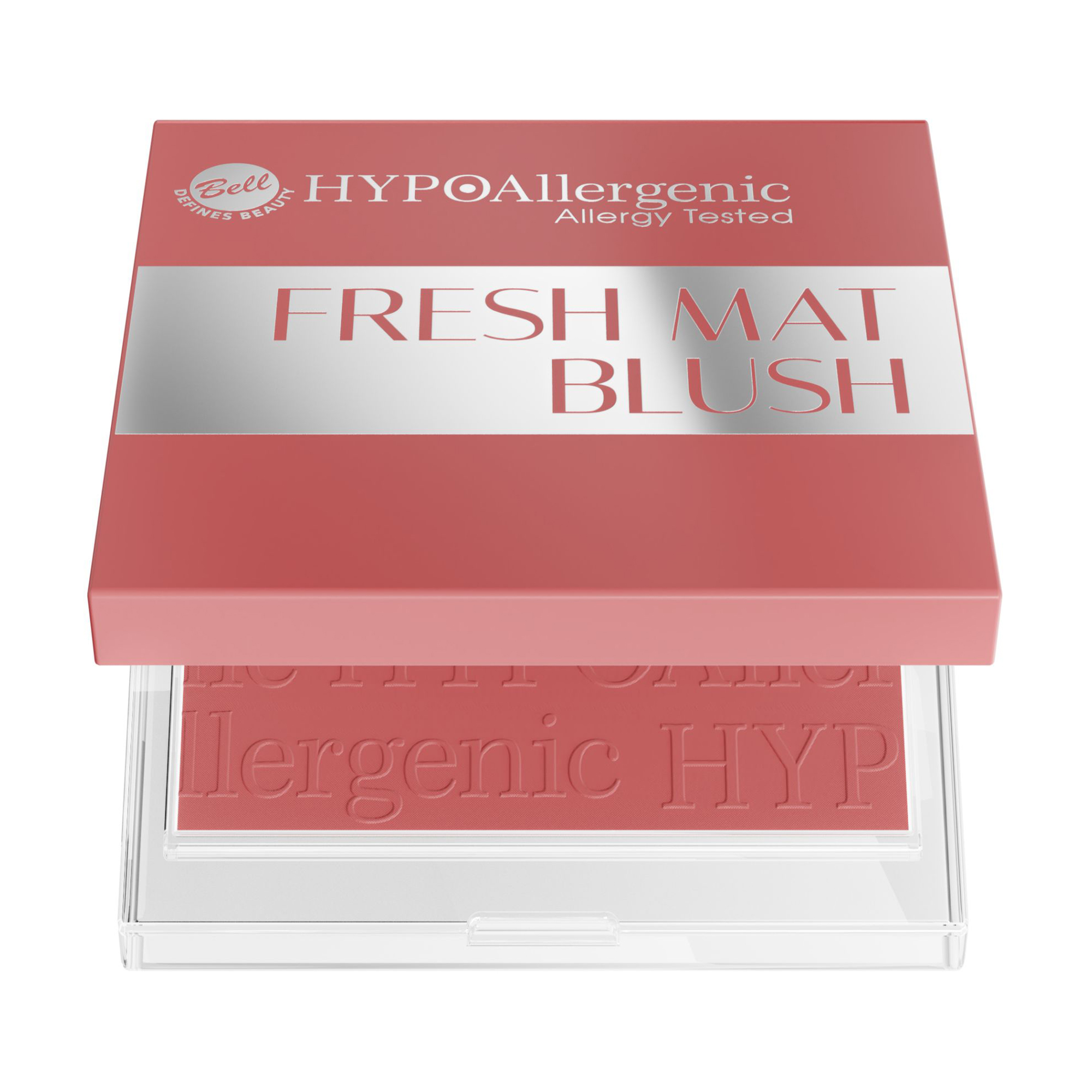 Матові рум'яна для обличчя Bell HypoAllergenic Fresh Mat Blush 02 Camelia, 4.7 г